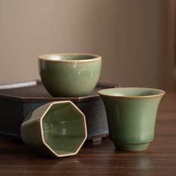 品茗杯茶盞高檔復古家用陶瓷