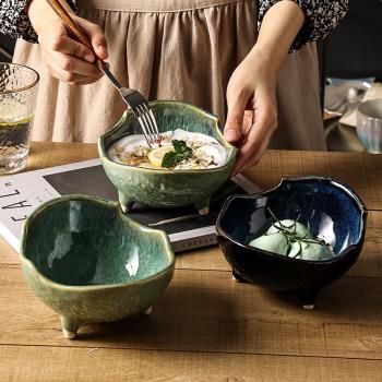 日式和風圓形復古水果碗餐廳陶瓷