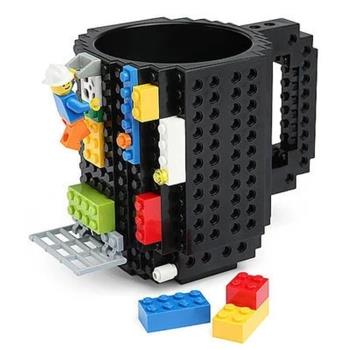 DIY LEGO創意拼裝益智親子水杯