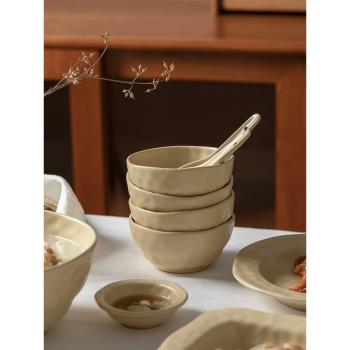 日式飯碗米飯碗家用2021新款高顏值碗韓版ins特別好看的碗碟套裝