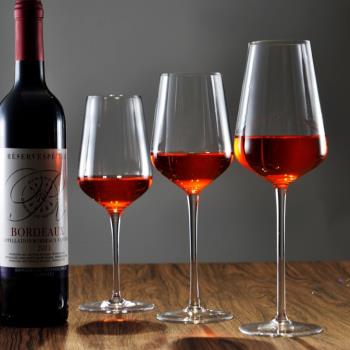 重磅出口歐式高檔手工紅酒杯家用高腳杯水晶杯香檳杯創意葡萄酒杯