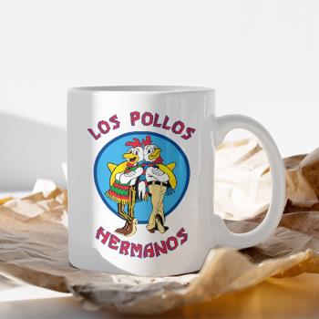 絕命毒師炸雞店Los Pollos Hermanos陶瓷咖啡馬克杯泡水杯子男女