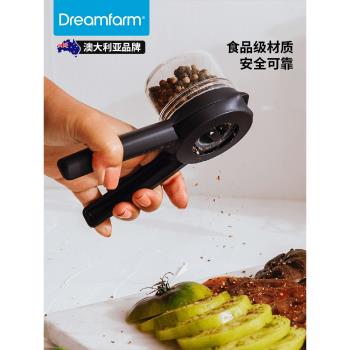 Dreamfarm香料研磨器手動家用黑胡椒粉海鹽芝麻花椒調料瓶罐現磨