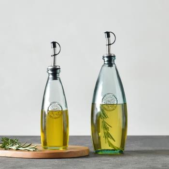 迦樂西班牙進口正品北歐簡約環保再生玻璃廚房油壺油瓶調味瓶