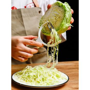 日本進口包菜捲心菜刨絲器紫甘藍切絲器切菜器土豆水果削片削皮器