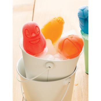 zoku冰棒雪糕模具兒童自制冰糕冰塊冰棍動物字母立體模型冰格硅膠