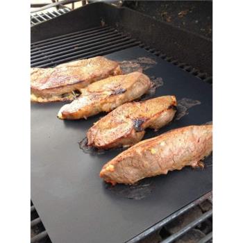 戶外聚餐燒烤墊不粘耐高溫BBQ烤肉墊家用烤箱烘焙紙防油佈防油紙