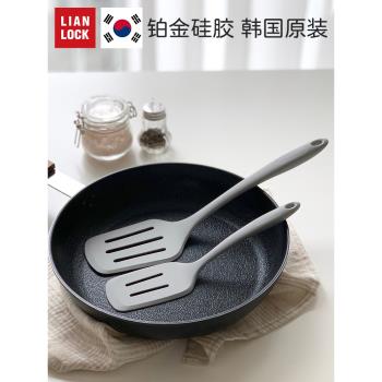 韓國進口鉑金硅膠鍋鏟廚具煎魚漏鏟不粘鍋專用煎蛋炒菜耐高溫鏟子