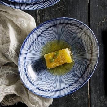 日本進口家用陶瓷餐具日式和風異形碗橢圓菜盤飯碗沙拉碗涼菜碟子