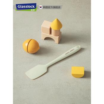 Glasslock硅膠輔食鍋鏟食品級刮刀嬰兒小湯勺家用炒菜耐高溫套裝