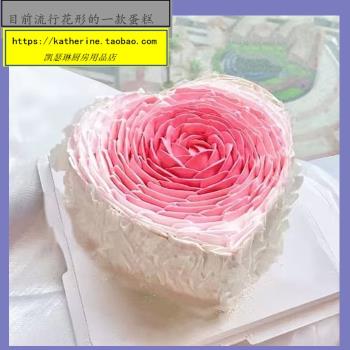 凱瑟琳124（老師調夾過）適合做淡奶油玫瑰花蛋糕裱花嘴