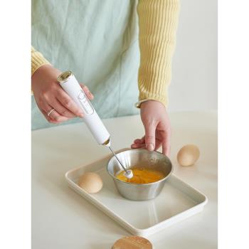 肆月手持打蛋器電動小型家用烘焙蛋清打發器無線打雞蛋攪蛋攪拌器