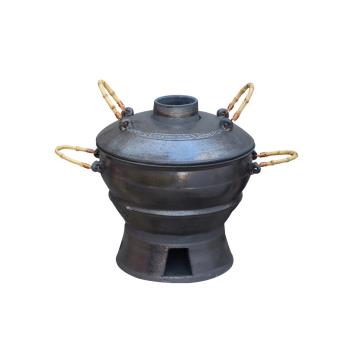 平定砂鍋分體木炭火鍋土火鍋土暖鍋傳統手工無釉耐高溫養生煲湯鍋