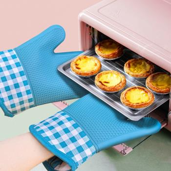 烤箱家用加厚隔熱烘焙硅膠手套