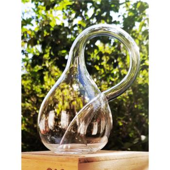 克萊因瓶加厚大號玻璃小號模型迷你創意四維空間裝永遠不滿水瓶子