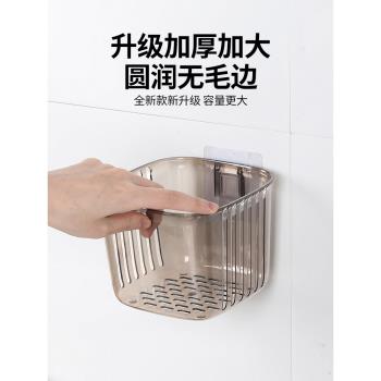 蔥姜蒜配菜收納籃廚房多功能壁掛收納筐小掛籃浴室衛生間置物架