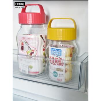 日本進口玻璃瓶東洋佐佐木泡菜醃菜泡酒分裝瓶食品級寬口密封罐子