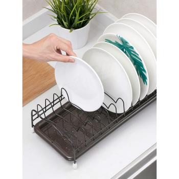 鐵藝碗碟架水槽放碗架家用碗筷瀝水架碗盤子收納架廚房臺面置物架