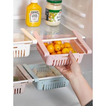 冰箱置物架內部分層隔板塑料多功能抽屜式廚房用品家用大全神器