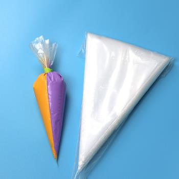 雙色裱花袋透明三層加厚裱花嘴套裝一次性蛋糕擠花袋烘焙工具