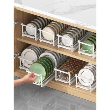 碗盤收納架廚房置物架碗碟架家用櫥柜內筷盒放碗碟架子水槽瀝水架
