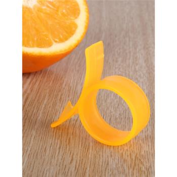 開橙器剝橙器指環削皮器橙子神器桔子指環刀橘子皮橘切柑子撥果