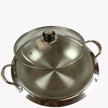 不銹鋼年糕韓式燃氣通用海鮮鍋
