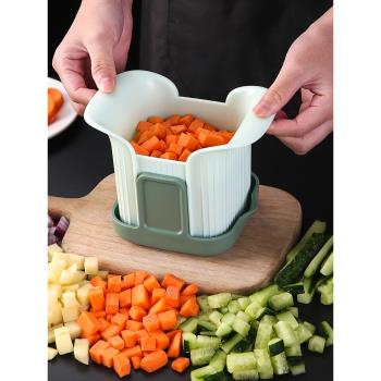 洋蔥切丁神器家用土豆薯條蘿卜切粒機加厚水果蔬菜腌黃瓜切條工具