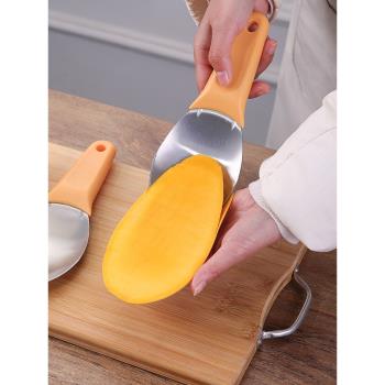 水果勺不銹鋼芒果切丁神器多功能水果分割造型切塊工具吃西瓜挖刀