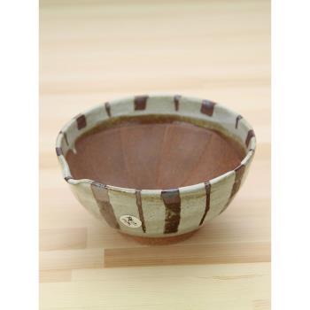 日本萬古燒職人手作陶瓷研磨碗/研磨棒 兒童輔食生姜蘿卜芝麻磨泥