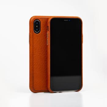 適用于iPhoneX XS Max手機殼保護皮套手工植鞣牛皮one leather