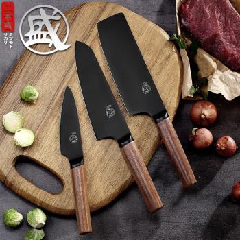 日本風刀具免磨廚房菜刀組合廚具全套不銹鋼水果刀野餐家用輔食刀