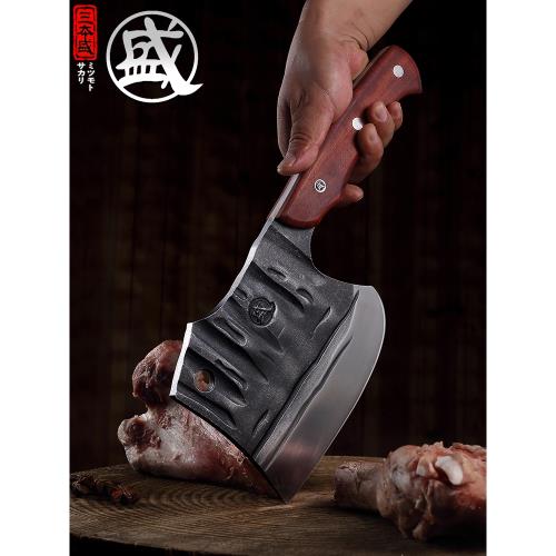 刀具砍骨刀家用重型商用鍛打不銹鋼牛骨加厚斬骨廚房剁骨斧頭菜刀