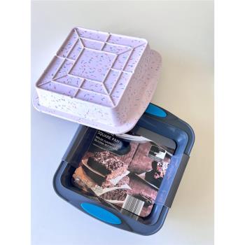 出口歐美 正方形硅膠蛋糕模具 烤盤烤箱用具 翻糖蛋糕烘焙工具