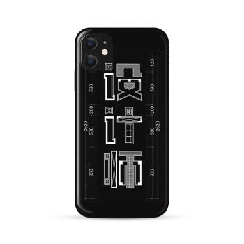 軟殼CAD室內iphone12藝術手機殼