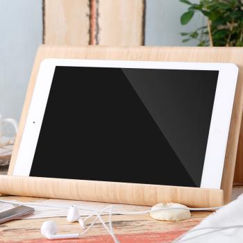 平板電腦支架ipadair竹木通用安卓蘋果手機看劇神器宜家桌面托架