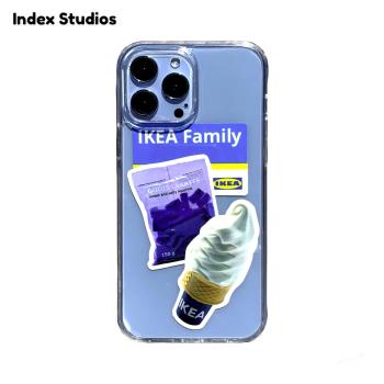 Index Studios貼紙IKEA宜家ins風DIY手機殼適用于iPhone13ProMax