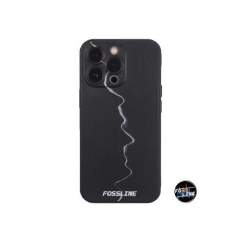 FOSSLINE閃電磨砂復古簡約創意個性潮流適用于iPhone14手機殼硅膠