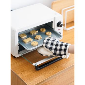 微波爐手套隔熱防燙家用烤箱專用加厚蒸箱廚房烘培防滑耐高溫手套