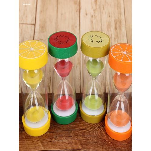 沙漏計時器兒童防摔10/20/30分鐘半一小時學生吃飯時間禮物流沙瓶