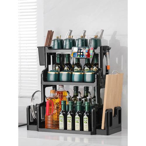 多功能調料架刀具砧板架廚房置物架家用多層臺面調味料用品收納架