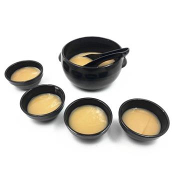 韓國密胺米酒壇塑料米酒小壇子儲物米酒碗米酒壺塑料壇子黑咖色