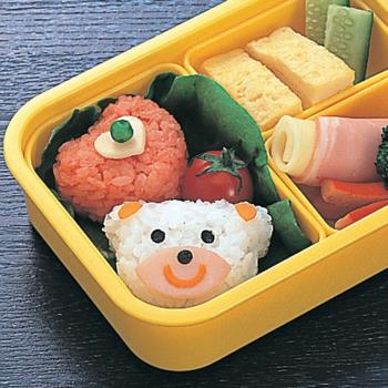 心星熊飯團連體模盒DIY卡通便當工具 兒童動物飯團模具壽司料理器
