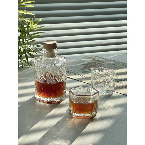 好看的咖啡玻璃瓶創意隨手密封冷萃小酒瓶果酒自釀分裝空瓶子容器