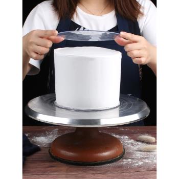 蛋糕奶油抹面神器 抹平器抹面工具 6寸8寸圓形亞克力板 烘焙新手
