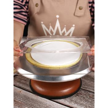 透明亞克力千層蛋糕抹面神器抹奶油新手小白烘焙工具6寸8寸10寸