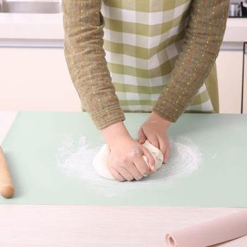 日本家用揉面墊硅膠和面墊烘焙用品包餃子防滑不沾面板搟面墊加大