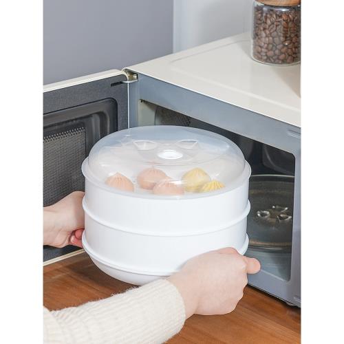 微波爐加熱蒸籠多功能食品級多層蒸盒專用器皿蒸鍋熱包子饅頭神器