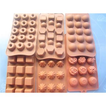 DIY蛋白糖小花硅膠巧克力模具