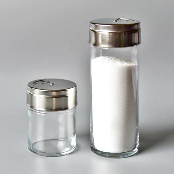 進口玻璃調味瓶罐鹽罐子不銹鋼蓋調料瓶花胡椒粉瓶椒鹽瓶廚房用品